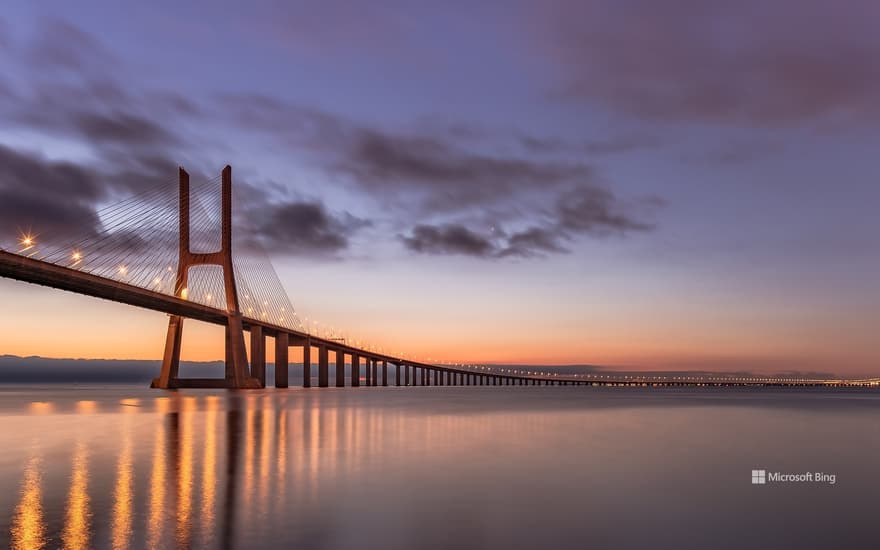 Vasco da Gama Bridge, Lisbon, Portugal