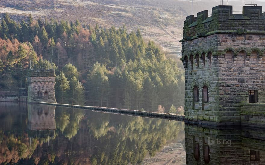 Derwent Reservoir in Derbyshire