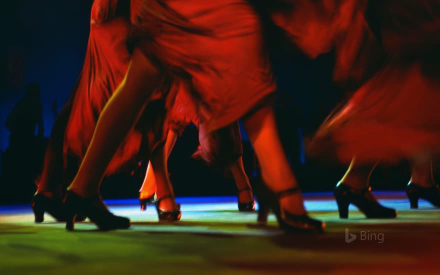 Flamenco dance performance, Andalusia, Spain