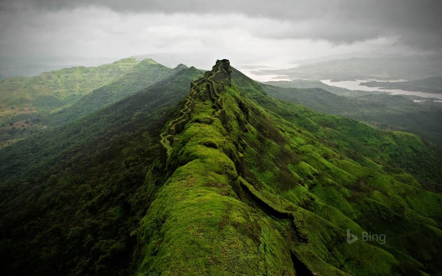 Rajgad Fort near Pune, India