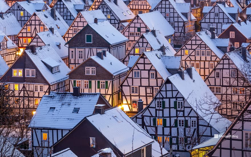 Half-timbered Houses of Freudenberg, North Rhine-Westphalia, Germany