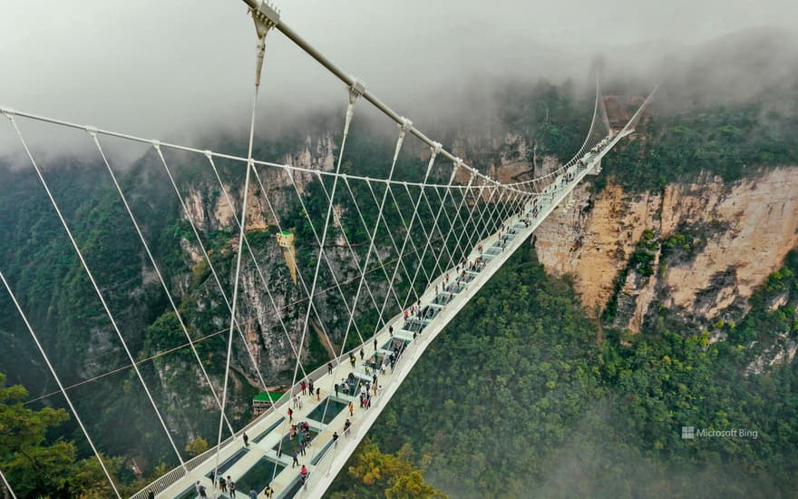 Zhangjiajie Glass Bridge, Hunan, China