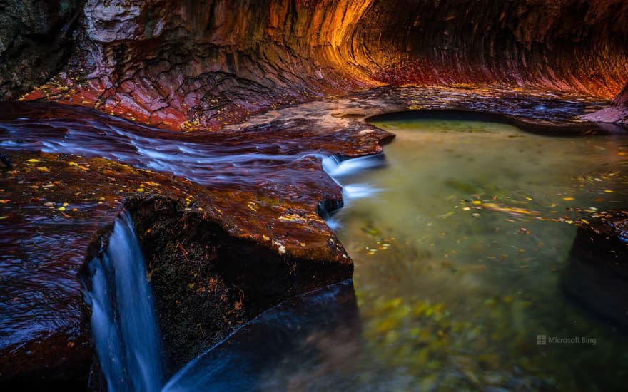 The Subway canyon, Zion National Park, Utah, USA