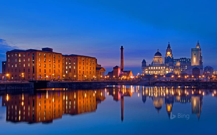 Liverpool waterfront, Merseyside
