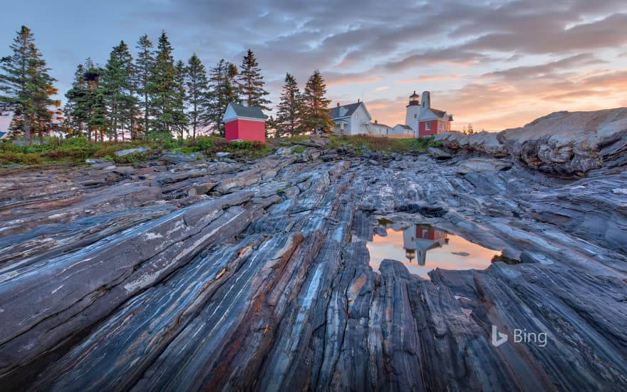 Pemaquid Point Light in Maine's Damariscotta region