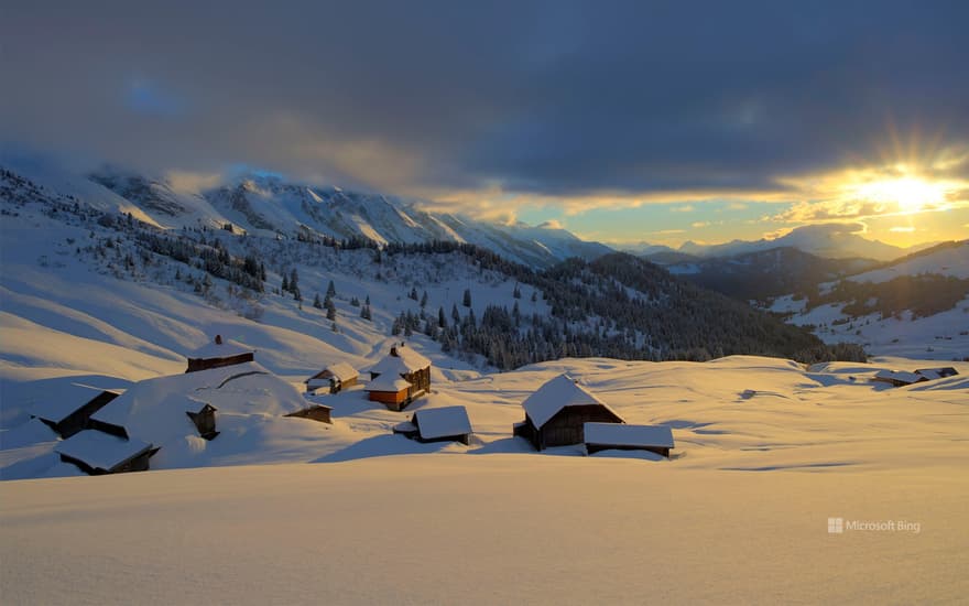 Le Grand-Bornand, Aravis Massif, Haute-Savoie