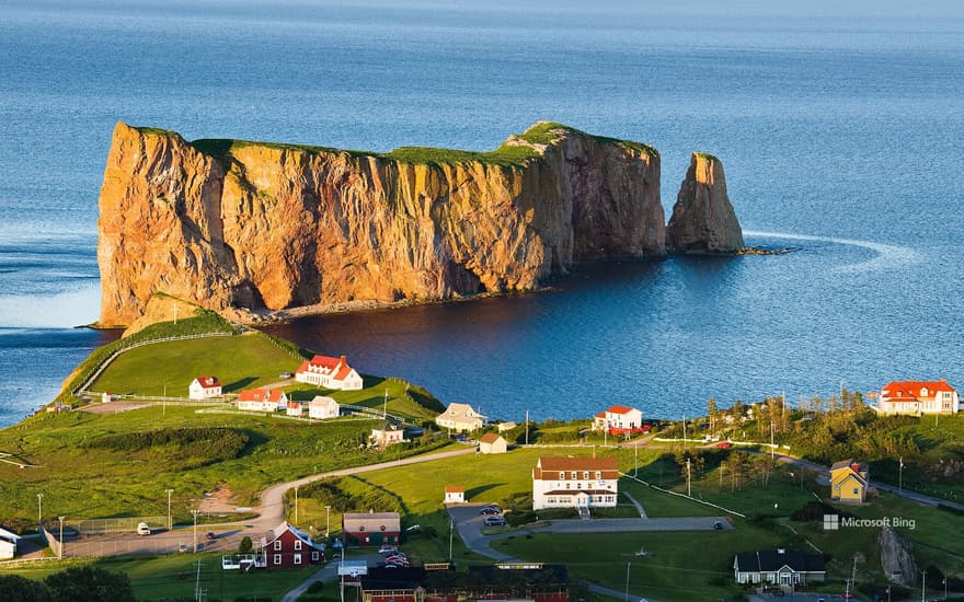 Percé Rock off the Gaspé Peninsula, Quebec