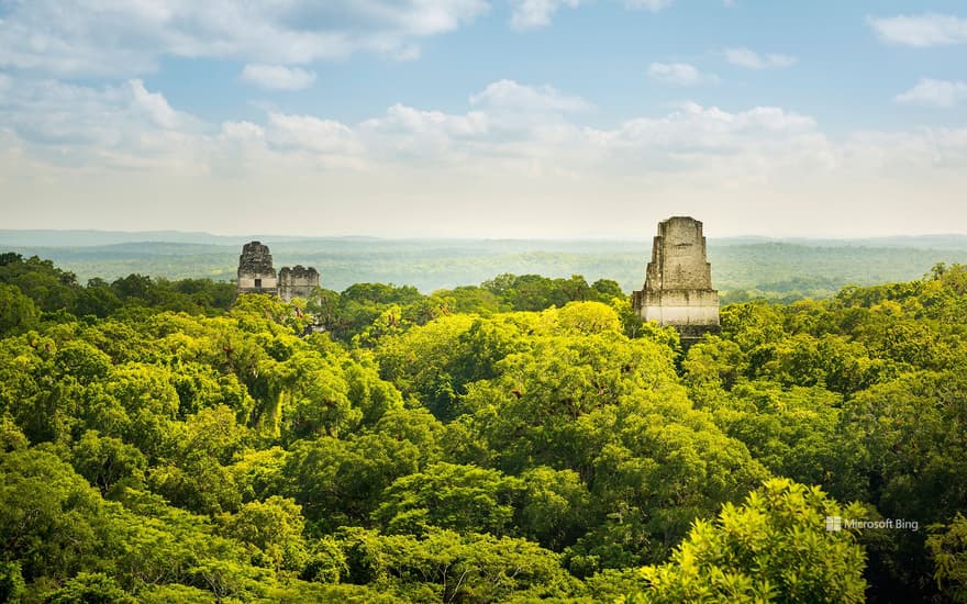 Mayan ruins in Tikal, Guatemala