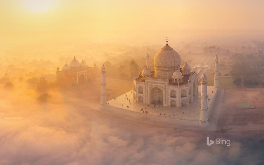The Taj Mahal for India's Republic Day