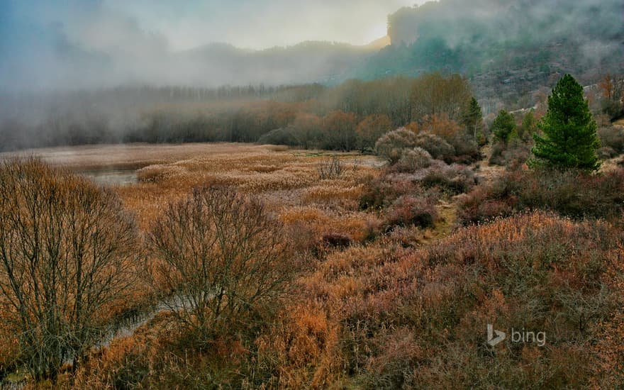 Lagoon of Uña, near Cuenca, Spain