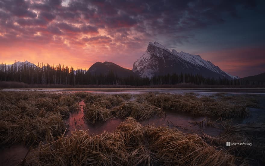 Vermilion Lakes, Banff, Canada