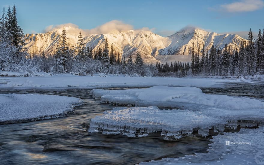 Wheaton River near Whitehorse, Yukon, Canada